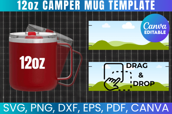 Download Camper Mug Template - Premium Bundle