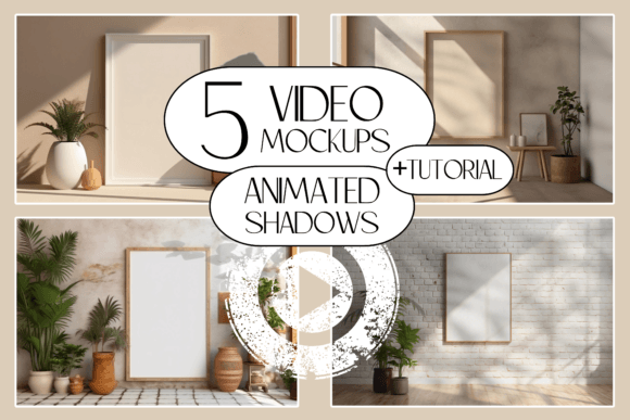 Download Frame Mockup Video Bundle PSD Mockup MP4 - Premium Resources