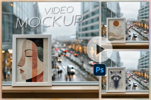 Download Video Frame Mockup PSD Frame Animation - Frame mockup Collection